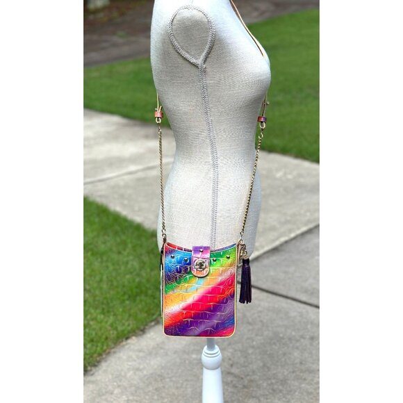Brahmin Marley Multi Gumdrop Collection Leather Crossbody V04248940000050 NWT - Picture 1 of 16